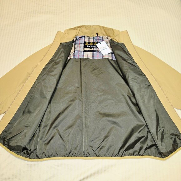 BARBOUR Korbel Waterproof Jacket in Amber Green - Picture 9 of 11